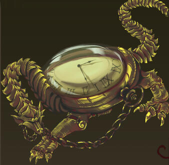 Cara Smaugust Theme Challenge 2024: Pocket watch